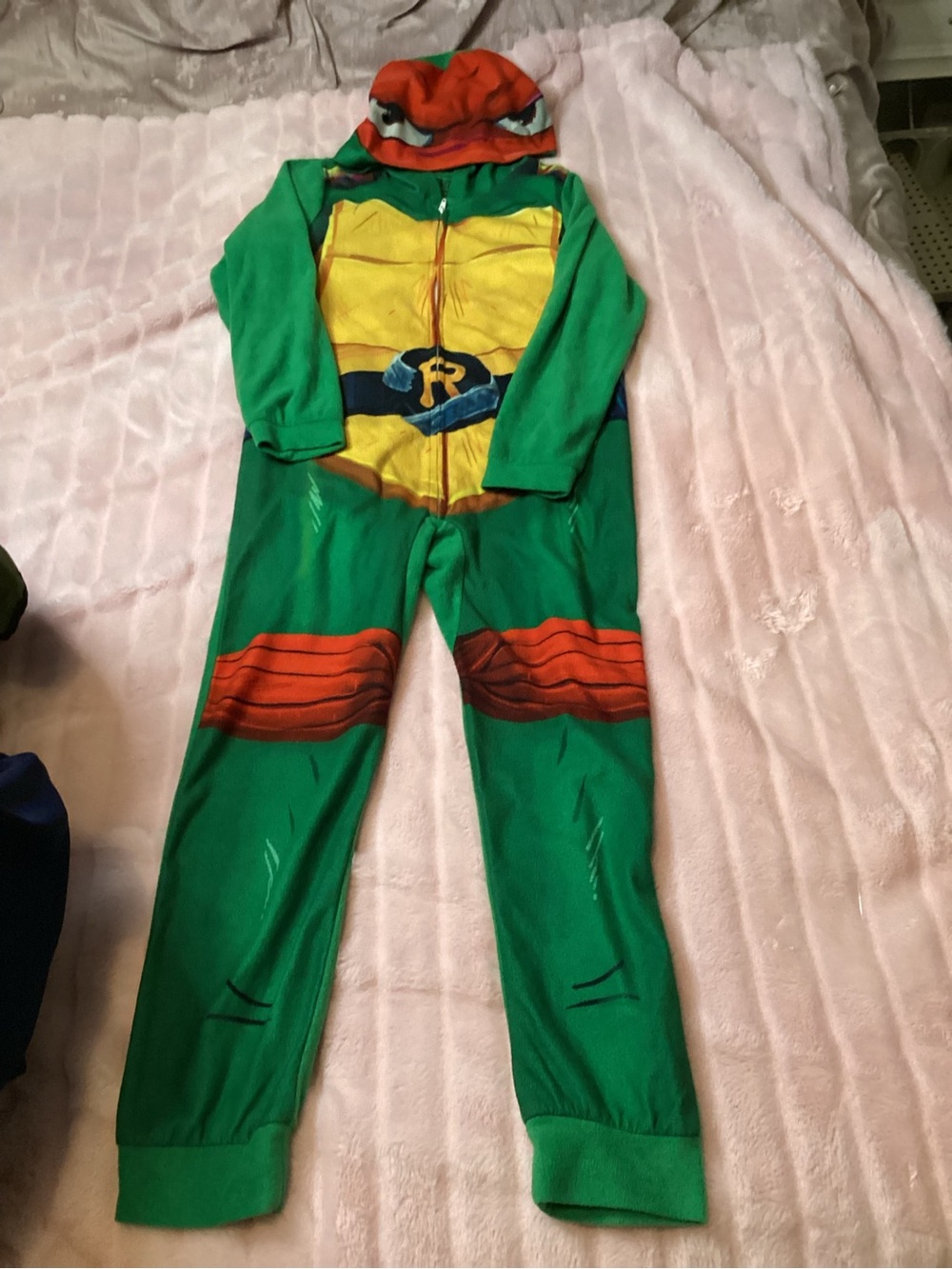 Kids Teenage Mutant Ninja Turtle Hooded Costume - Red